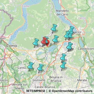 Mappa Via Piani dei Resinelli, 22036 Erba CO, Italia (6.73929)