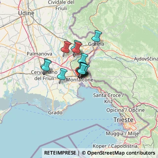 Mappa 34074 Monfalcone GO, Italia (6.725)