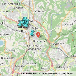 Mappa Via Sicilia, 21100 Varese VA, Italia (2.0275)