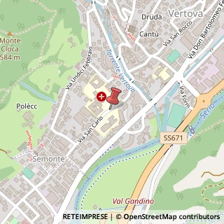 Mappa Via San Carlo, 27, 24029 Vertova, Bergamo (Lombardia)