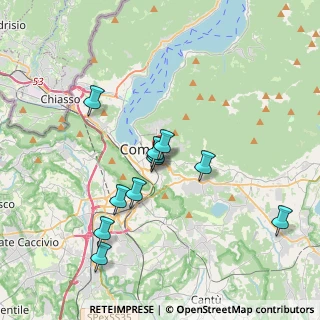 Mappa Via Briantea, 22100 Como CO, Italia (3.28091)