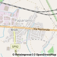 Mapa Fiumicello