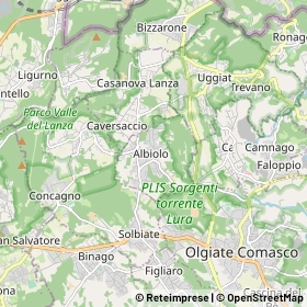 Mappa Albiolo