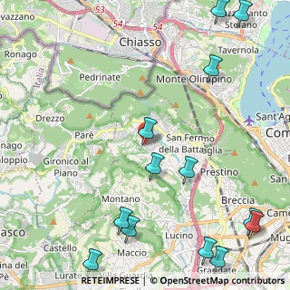 Mappa Via Gerna Provino, 22020 Cavallasca CO, Italia (3.09923)