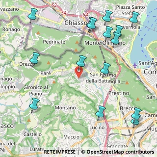 Mappa Via Gerna Provino, 22020 Cavallasca CO, Italia (2.80067)