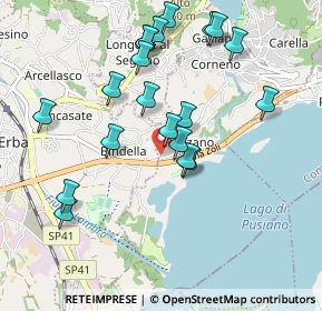 Mappa Via alla Provinciale, 22030 Eupilio CO, Italia (0.9615)