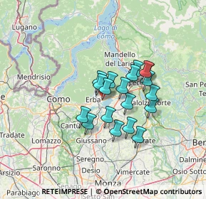 Mappa Via alla Provinciale, 22030 Eupilio CO, Italia (9.57474)