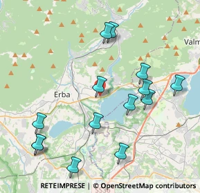 Mappa Via alla Provinciale, 22030 Eupilio CO, Italia (4.38214)