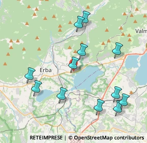 Mappa Via alla Provinciale, 22030 Eupilio CO, Italia (4.33167)