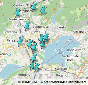 Mappa Via alla Provinciale, 22030 Eupilio CO, Italia (1.71533)