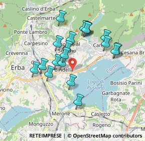 Mappa Via alla Provinciale, 22030 Eupilio CO, Italia (1.6325)