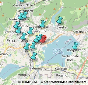 Mappa Via alla Provinciale, 22030 Eupilio CO, Italia (1.90313)