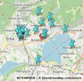 Mappa Via alla Provinciale, 22030 Eupilio CO, Italia (1.783)
