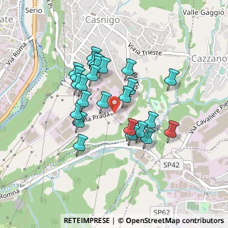 Mappa Via Preda, 24020 Casnigo BG, Italia (0.372)