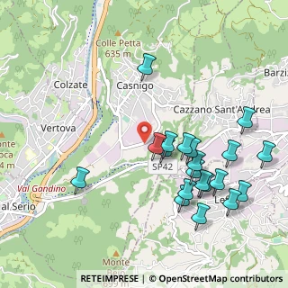 Mappa Via Preda, 24020 Casnigo BG, Italia (1.0765)