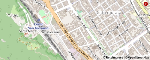 Mappa Como