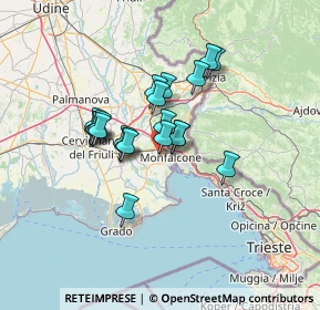 Mappa SP11, 34079 Staranzano GO, Italia (9.9235)