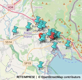 Mappa SP11, 34079 Staranzano GO, Italia (2.5165)