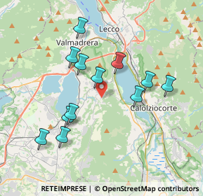 Mappa Via Bazzona Superiore, 23851 Galbiate LC, Italia (3.5225)