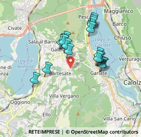 Mappa Via Bazzona Superiore, 23851 Galbiate LC, Italia (1.5965)