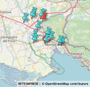 Mappa Via L. Corbatto, 34079 Staranzano GO, Italia (5.86571)