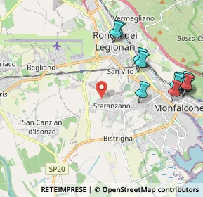 Mappa Via L. Corbatto, 34079 Staranzano GO, Italia (2.455)