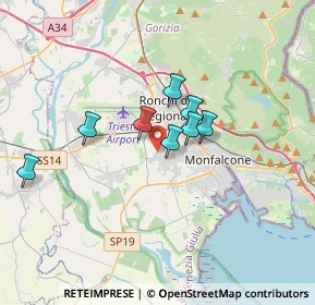 Mappa Via L. Corbatto, 34079 Staranzano GO, Italia (4.11364)
