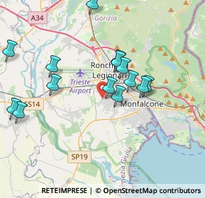 Mappa Via L. Corbatto, 34079 Staranzano GO, Italia (4.038)