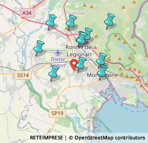 Mappa Via L. Corbatto, 34079 Staranzano GO, Italia (3.22727)