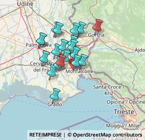Mappa Via L. Corbatto, 34079 Staranzano GO, Italia (10.3105)