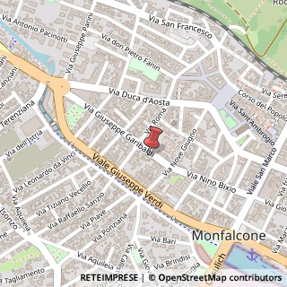 Mappa Via Giuseppe Garibaldi, 59, 34074 Monfalcone, Gorizia (Friuli-Venezia Giulia)