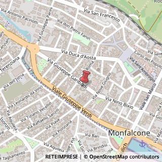 Mappa Via Giuseppe Garibaldi, 55, 34074 Monfalcone, Gorizia (Friuli-Venezia Giulia)