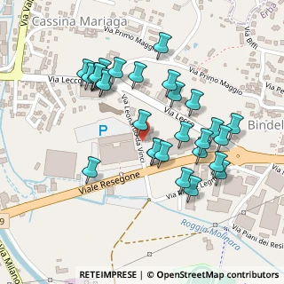 Mappa Via Leonardo Da Vinci, 22037 Erba CO, Italia (0.23)