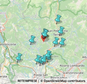 Mappa Via S. Gottardo, 24012 Val Brembilla BG, Italia (5.94714)