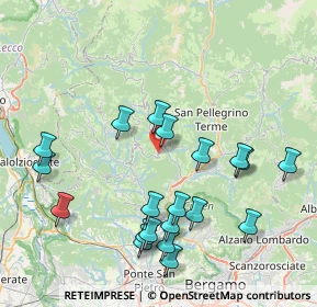 Mappa Val Brembilla, 24012 Val Brembilla BG, Italia (8.5505)