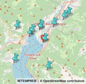 Mappa Via Giuseppe Palini, 25055 Pisogne BS, Italia (3.78364)