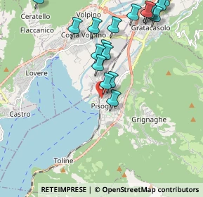 Mappa Via Giuseppe Palini, 25055 Pisogne BS, Italia (2.25944)