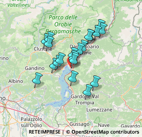 Mappa Via Giuseppe Palini, 25055 Pisogne BS, Italia (10.4765)