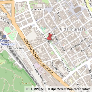 Mappa Viale Varese, 53, 22100 Como, Como (Lombardia)