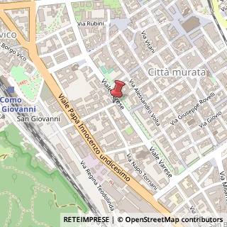 Mappa Via Gerolamo Borsieri, 1A, 22100 Como, Como (Lombardia)