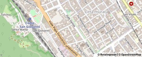 Mappa Como