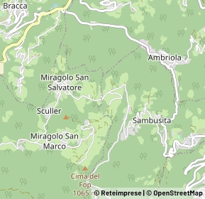 Mappa Via Poss Castello, 24019 Algua BG, Italia (1.24091)