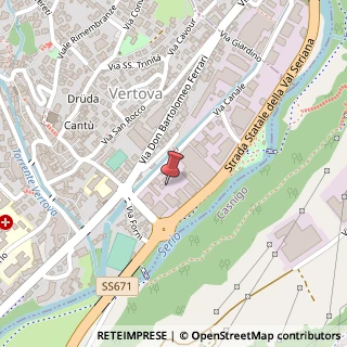 Mappa Via Canale, 18, 24029 Vertova, Bergamo (Lombardia)
