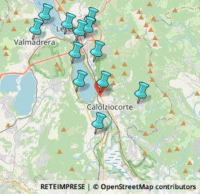 Mappa Via E. Baschenis, 23808 Vercurago LC, Italia (3.9775)