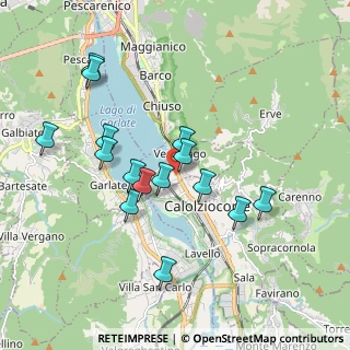 Mappa Via E. Baschenis, 23808 Vercurago LC, Italia (1.74533)