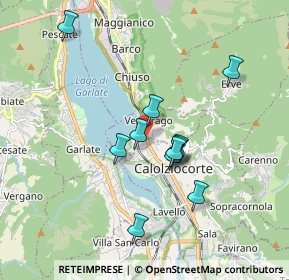 Mappa Via E. Baschenis, 23808 Vercurago LC, Italia (1.55091)