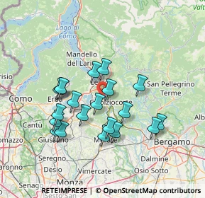 Mappa Via Cortesella, 23852 Garlate LC, Italia (12.598)