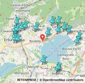 Mappa Via A. Canali, 22030 Eupilio CO, Italia (2.2605)