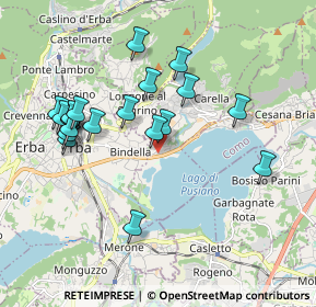 Mappa Via A. Canali, 22030 Eupilio CO, Italia (1.885)