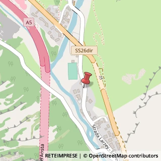 Mappa Strada Larzey Entreves La Saxe, 12/C, 11013 Courmayeur, Aosta (Valle d'Aosta)
